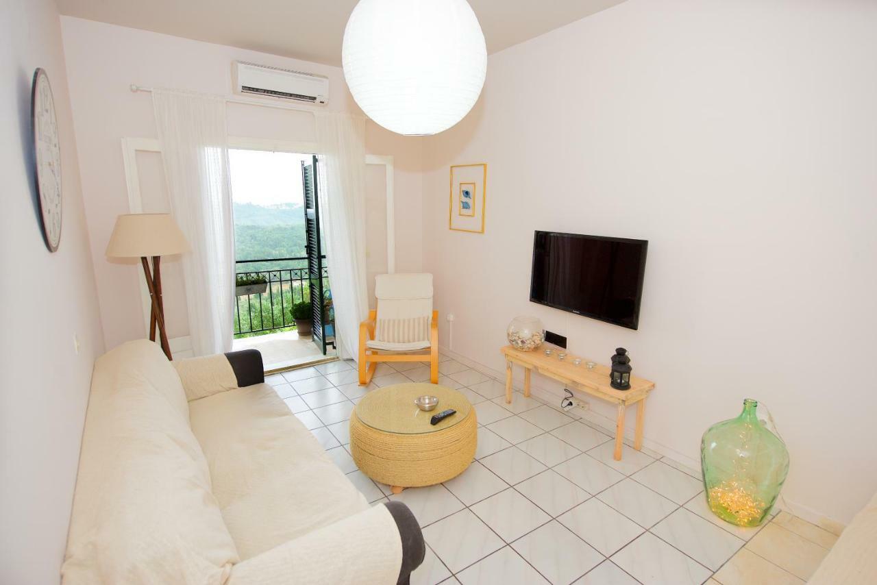Aurora Apartment Corfu Pelekas Eksteriør billede